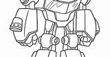 Rescue Bots Chase sketch template