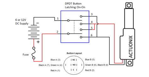 linear actuator relay wiring diagram wiring diagram