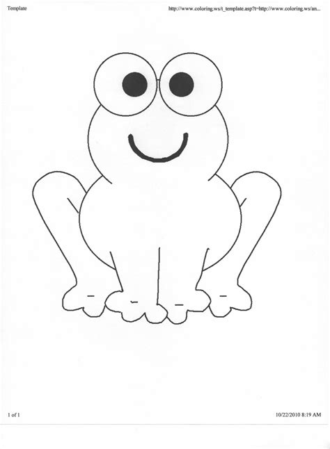 frog pictures printable clip art