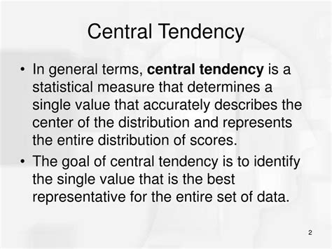 chapter  central tendency powerpoint