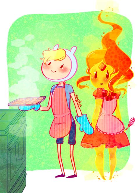 Finn The Human Adventure Time Couple Finn Flame Princess