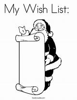 List Coloring Wish Santas Clip Clipart Christmas Santa Claus Holidays Into Make Built California Usa sketch template