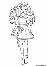 Coloring Pages Descendants Evie Wicked Printable Mal Disney Descendant Kids Colouring Print Sheets Color Fun Printables Getcolorings Girls Drawing Birthday sketch template