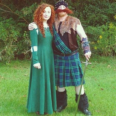 merida and king fergus — brave 35 pixar costumes to make your halloween bright and terrific