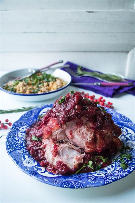 Cranberry Ham Hock With Maple Syrup And Rosemary Recipe Cranberry