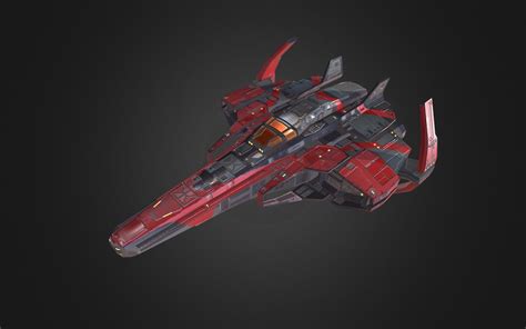 Spaceship Fighter Fbx 3d Models ~ Creative Market