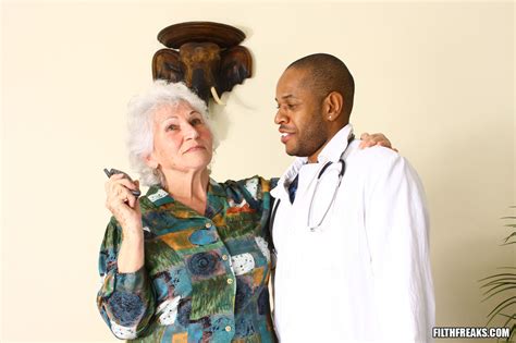 Black Doctor Fucks His Silver Granny Patient Marimar