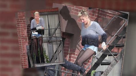 first look at leggy cameron diaz as miss hannigan on annie set [video]