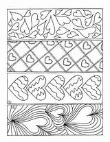 Bookmarks Coloring Pages Printable Valentine Bookmark Color Google Print Valentines Theme Tocolor Search Template Kids Hearts Crafts Pdf Bandana Getdrawings sketch template