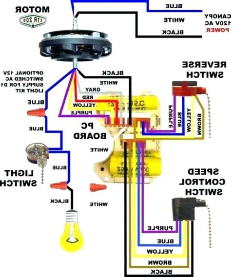 ceiling fan  speed switch wiring diagram