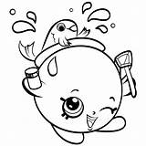 Shopkins Coloring Pages Kids sketch template