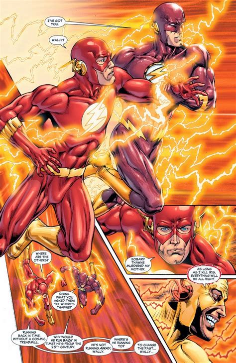 Comic Frontline Barry Allen And Wally West Run Together Again