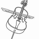 Violoncelo Instrumentos Instrumento Corda Tudodesenhos sketch template