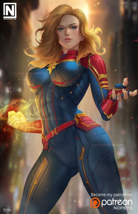 Captain Marvel By Nopeys On Deviantart