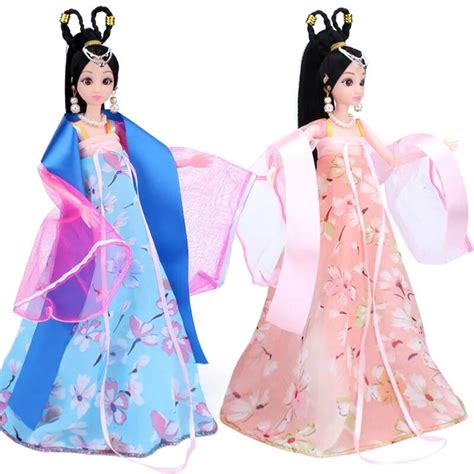 Buy 1pcs Girls Barbie Dolls 30cm Chinese Traditional