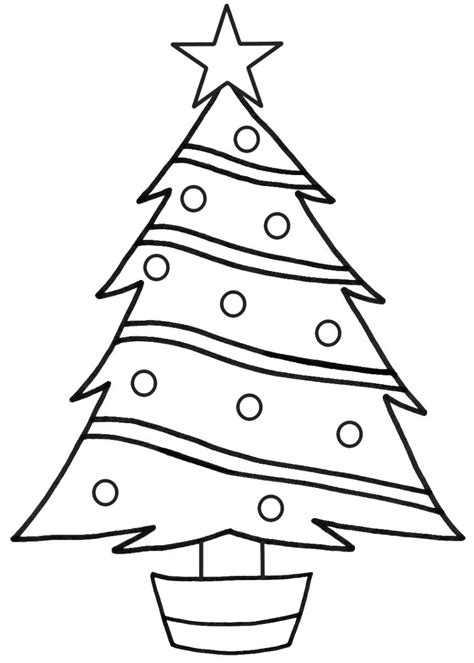 christmas tree coloring page    clipartmag