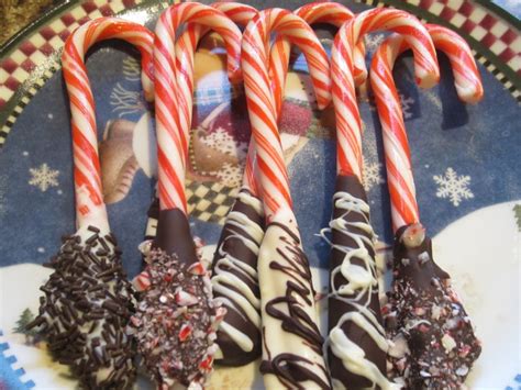 Dipped Candy Canes Hot Chocolate Stir Sticks 12 Days Of Christmas