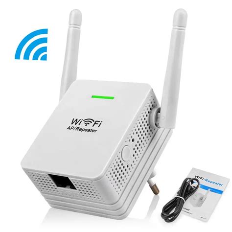 wireless repeater mbps network router wifi signal range extender booster dual  db antennas