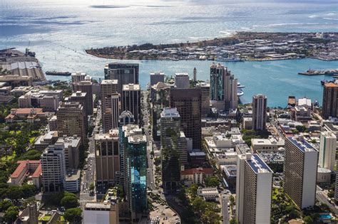 downtown honolulu  hawaii