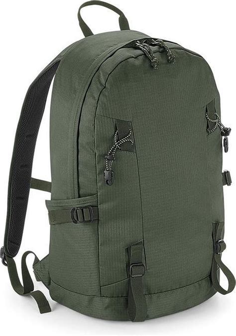bolcom olijf groene rugzakrugtas voor wandelaarsbackpackers  liter rugtassen voor op
