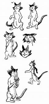 Keekee Cat Calico sketch template
