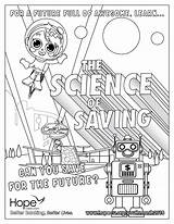 Savings Science Union Credit Coloring Youth Month sketch template