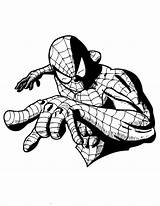 Spiderman Superhero Goblin Panther sketch template