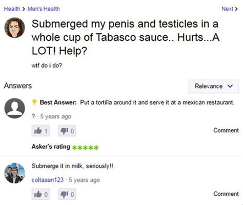 quite possibly the dumbest sex questions ever asked on yahoo 21 pics