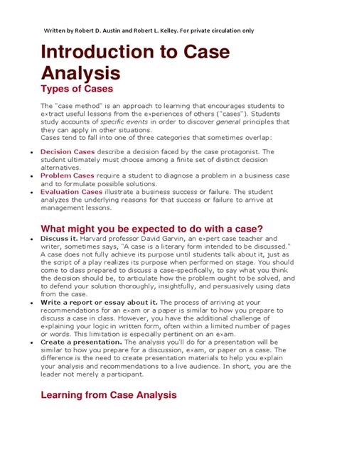 case analysis guide qualitative research analysis
