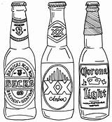 Bierflasche Skizze Zeichnen Bierflaschen Getcolorings Getdrawings Atividades 9anos sketch template