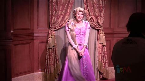 princess fairytale hall tour with rapunzel cinderella snow white and aurora at walt disney