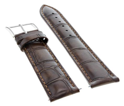 mm genuine leather  strap band  raymond weil tango  dark