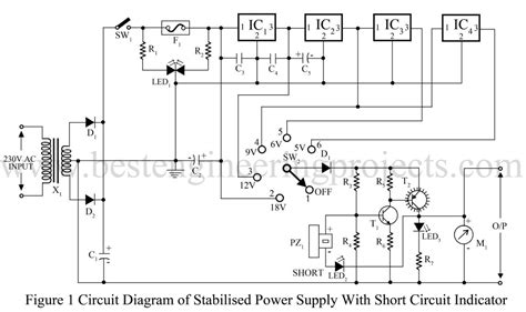 power supply circuit electronics projects