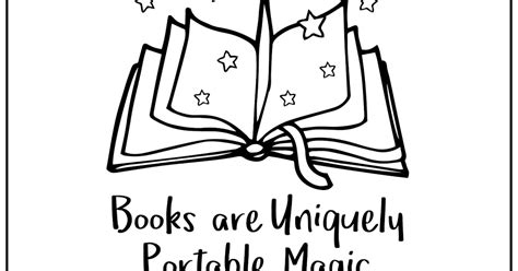 printable coloring page open book