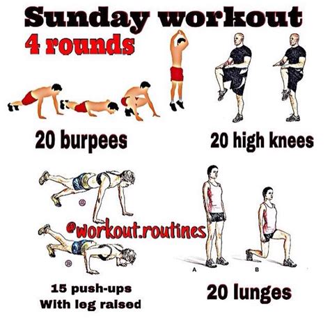 Pin By Jonathan On Exercise With Images Sunday Workout