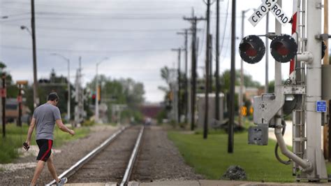 railroad crossings finally  upgraded