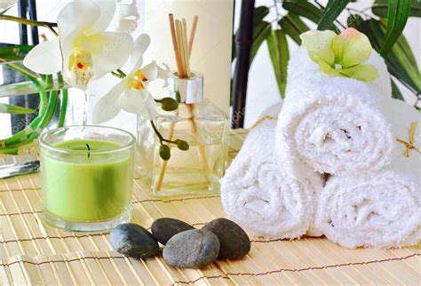 spa massage items stock photo  smk