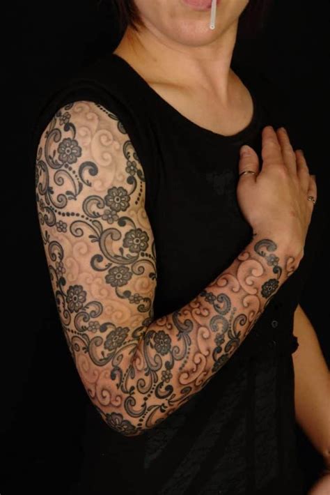 17 Awesome Full Sleeve Tattoo Designs For Females – Sheideas