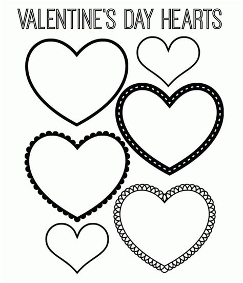 valentines day coloring pages hearts