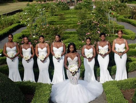 african american wedding bridal party photos weddingdecorconcepts