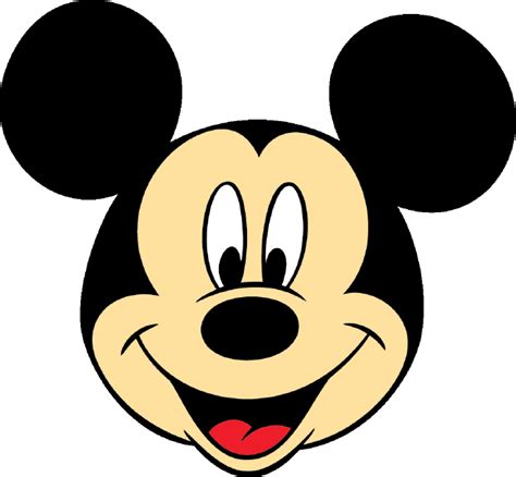 mickey mouse face clipartsco
