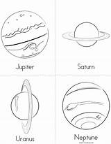 System Solar Coloring Planet Planets Book Pages Mini Space Sheet Kids Comet Drawing Worksheets Activities Nasa Science Twistynoodle Printable Worksheet sketch template