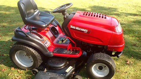 mtd yard machines hp lawn tractor review   years  ownership tractor video youtube