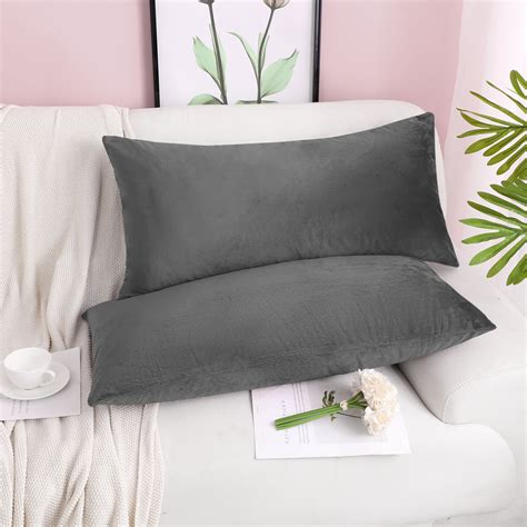 piccocasa  pcs soft velvet throw pillow covers     solid decorative cushion covers