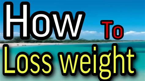 loss weight full body youtube