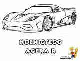 Koenigsegg Supercar Agera Yescoloring sketch template