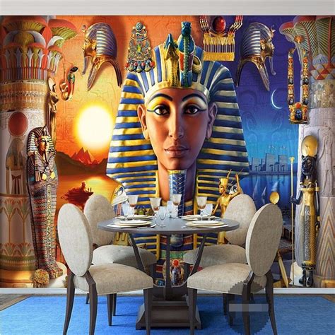 beibehang  mural decor picture backdrop modern egyptian culture ancient civilization art