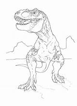 Dinosaur Dinosaurus sketch template