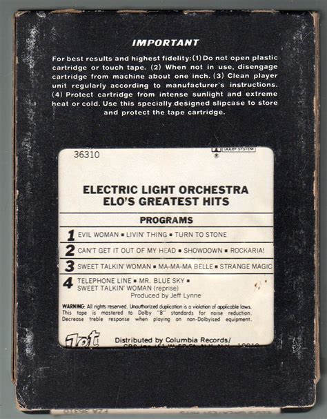 electric light orchestra elo s greatest hits 1979 cbs