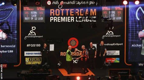 premier league darts rotterdam double header rescheduled  september